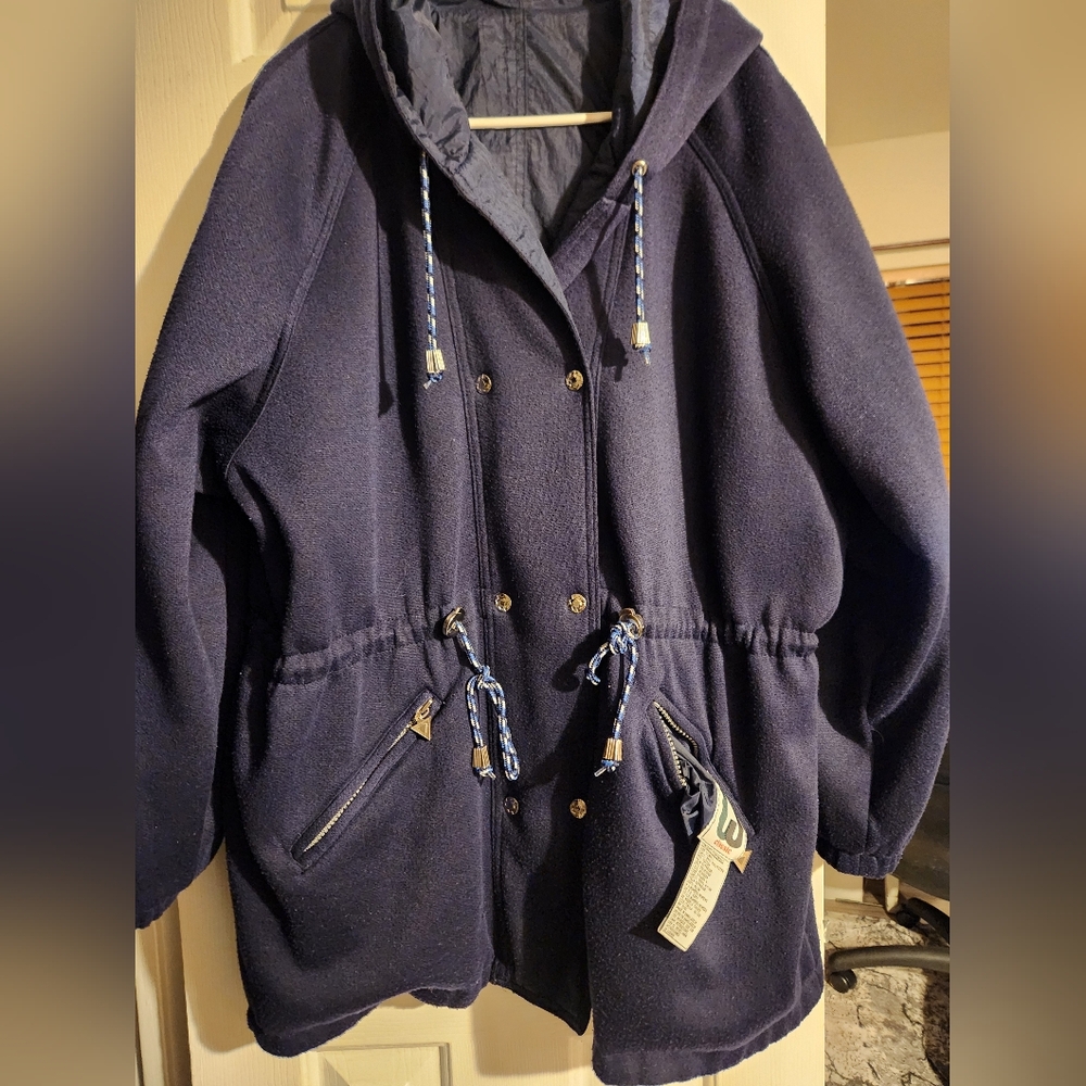 Cs Classic Reverable Women Blue Jacket Sz 1x